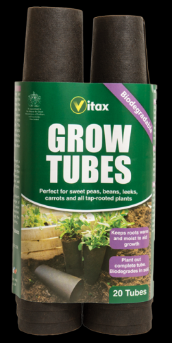 Vitax Biodegradable Grow Tubes Garden Outdoors Home Garden